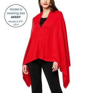 IMAN Soft N' Chic Multi-Wear Sweater Knit Wrap